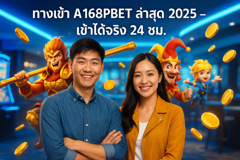 ทางเข้า A168PBET ล่าสุด 2025 เข้าได้จริง 24 ชม.