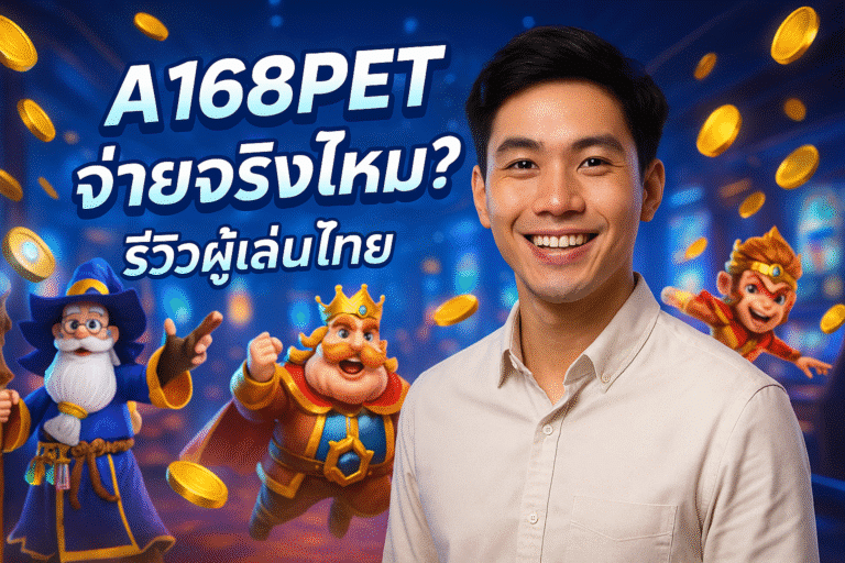 A168PBET จ่ายจริงไหม? รีวิวผู้เล่นไทย